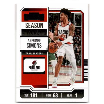 2023-24 Contenders #54 Anfernee Simons