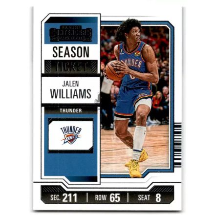 2023-24 Contenders #67 Jalen Williams