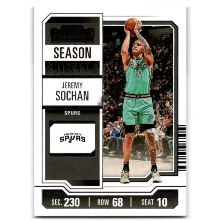 2023-24 Contenders #70 Jeremy Sochan