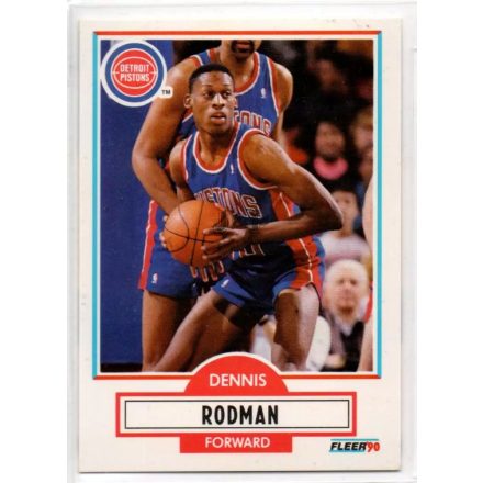 1990-91 Fleer #59 Dennis Rodman UER