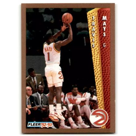 1992-93 Fleer #303 Travis Mays