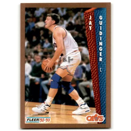 1992-93 Fleer #318 Jay Guidinger RC