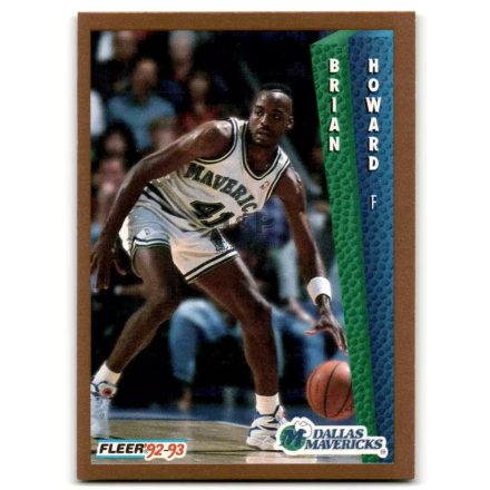 1992-93 Fleer #323 Brian Howard RC