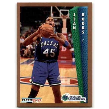 1992-93 Fleer #325 Sean Rooks RC