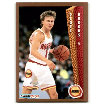 1992-93 Fleer #344 Scott Brooks