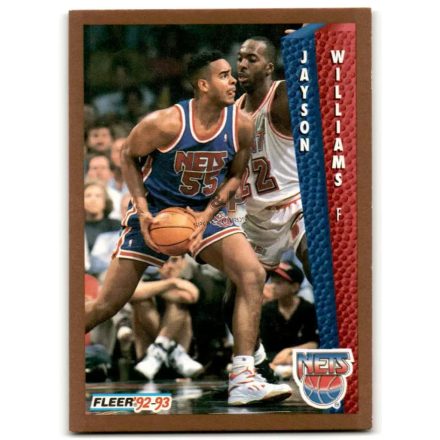 1992-93 Fleer #391 Jayson Williams