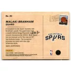 2022-23 Hoops Rookie Greetings Winter #20 Malaki Branham