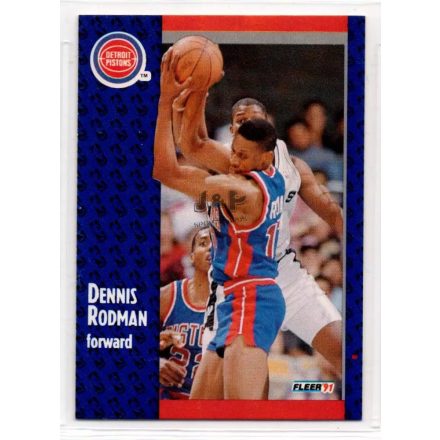 1991-92 Fleer #63 Dennis Rodman