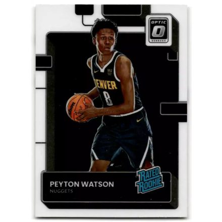 2022-23 Donruss Optic #223 Peyton Watson RR RC