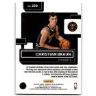 2022-23 Donruss Optic #238 Christian Braun RR RC