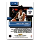 2022-23 Donruss Optic #246 Jaylin Williams RR RC
