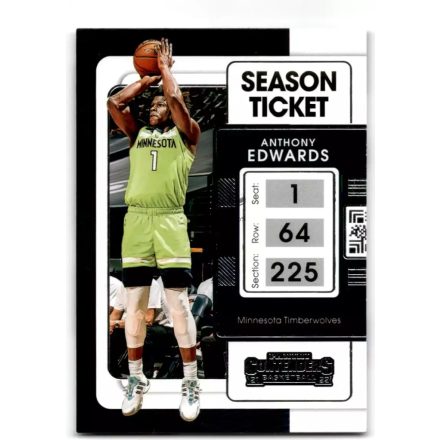 2021-22 Panini Contenders #5 Anthony Edwards