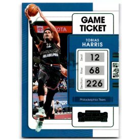   2021-22 Panini Contenders Game Ticket Green #87 Tobias Harris