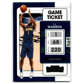 2021-22 Panini Contenders Game Ticket Green #100 T.J. Warren