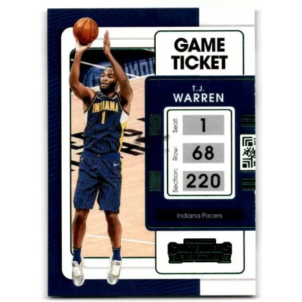 2021-22 Panini Contenders Game Ticket Green #100 T.J. Warren