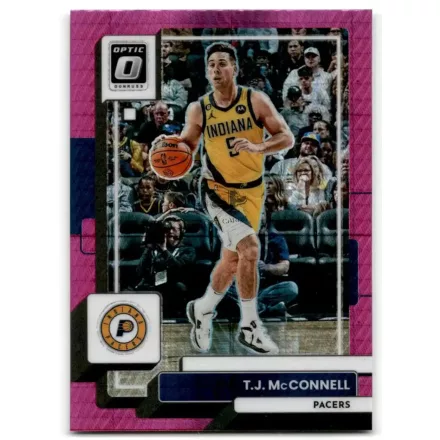 2022-23 Donruss Optic Hyper Pink #81 T.J. McConnell