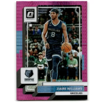 2022-23 Donruss Optic Hyper Pink #188 Ziaire Williams