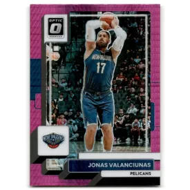 2022-23 Donruss Optic Hyper Pink #193 Jonas Valanciunas