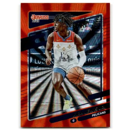 2021-22 Donruss Holo Orange Laser #18 Kira Lewis Jr.