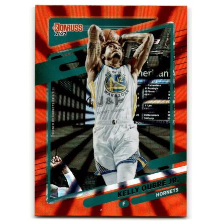 2021-22 Donruss Holo Orange Laser #137 Kelly Oubre Jr.