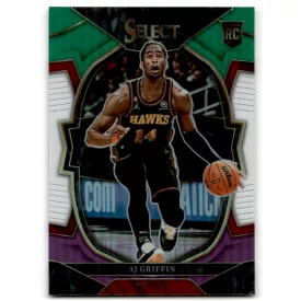 2022-23 Select Prizms Green White Purple #88 AJ Griffin