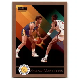 1990-91 SkyBox #97 Sarunas Marciulionis RC