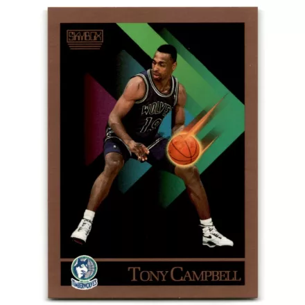 1990-91 SkyBox #168 Tony Campbell