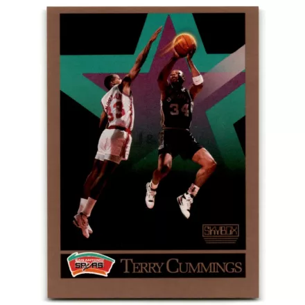 1990-91 SkyBox #255 Terry Cummings