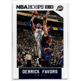 2015-16 Hoops #109 Derrick Favors