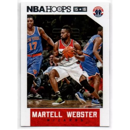 2015-16 Hoops #154 Martell Webster