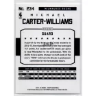 2015-16 Hoops #234 Michael Carter-Williams