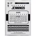 2015-16 Hoops Silver #27 Brandon Jennings /299