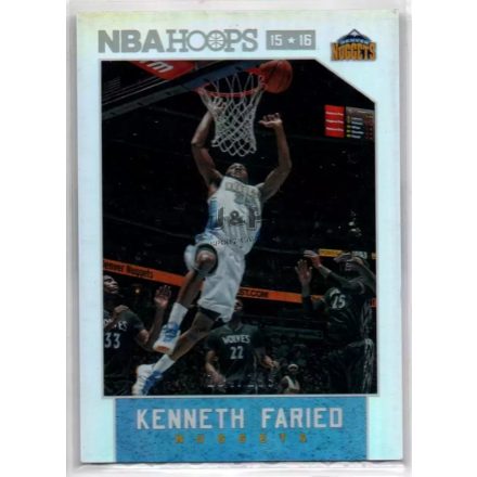2015-16 Hoops Silver #62 Kenneth Faried /299