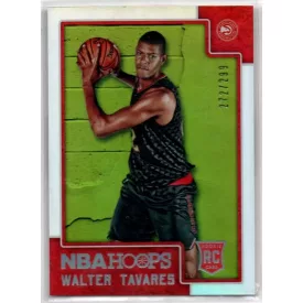 2015-16 Hoops Silver #262 Walter Tavares RC /299