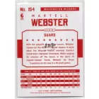2015-16 Hoops Red Backs #154 Martell Webster