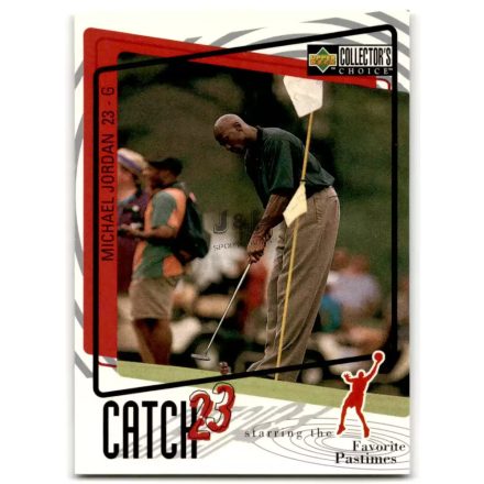 1997-98 Collector's Choice #188 Michael Jordan/Catch 23 Favorite Pastimes