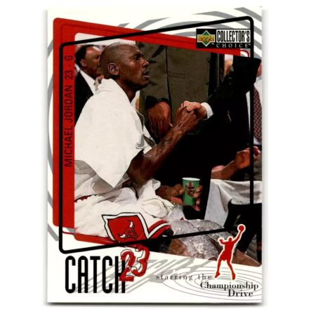 1997-98 Collector's Choice #189 Michael Jordan/Catch 23 Championship Drive