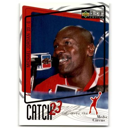 1997-98 Collector's Choice #191 Michael Jordan/Catch 23 Media Circus