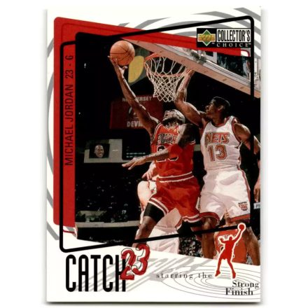 1997-98 Collector's Choice #194 Michael Jordan/Catch 23 Strong Finish