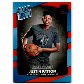 2017-18 Donruss Press Proof Red #185 Justin Patton RR
