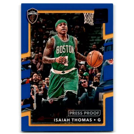 2017-18 Donruss Press Proof Blue #9 Isaiah Thomas