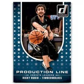 2014-15 Donruss Production Line Assists #5 Ricky Rubio