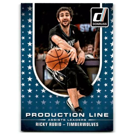 2014-15 Donruss Production Line Assists #5 Ricky Rubio