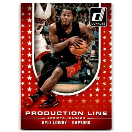 2014-15 Donruss Production Line Assists #8 Kyle Lowry