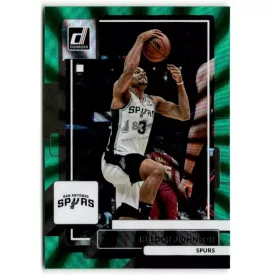 2022-23 Donruss Holo Green Laser #169 Keldon Johnson