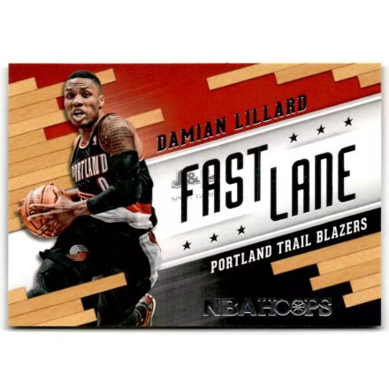 2014-15 Hoops Fast Lane #9 Damian Lillard