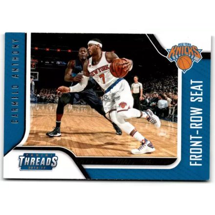 2016-17 Panini Threads Front-Row Seat #3 Carmelo Anthony
