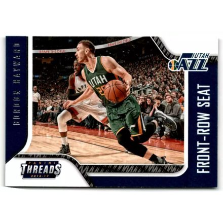 2016-17 Panini Threads Front-Row Seat #29 Gordon Hayward