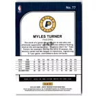 2019-20 Hoops Premium Stock #77 Myles Turner