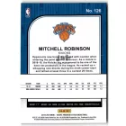 2019-20 Hoops Premium Stock #126 Mitchell Robinson